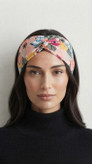 هدبند پارچه ای گلدار (اورجینال کالکشن بهاره برند Accessories آلمان)