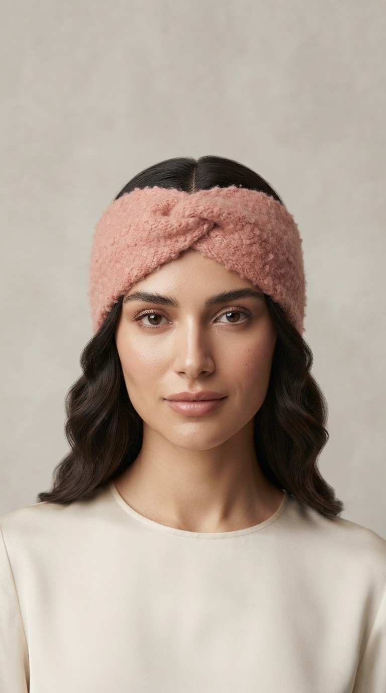 هدبند بافت درشت موهر (اورجینال برند Accessories آلمان)