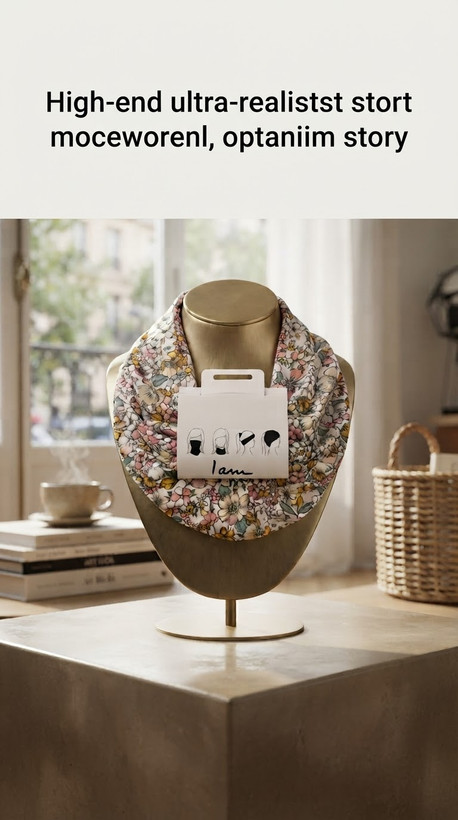 شال پارچه ای کشی فلورال (برند اورجینال آلمانی)