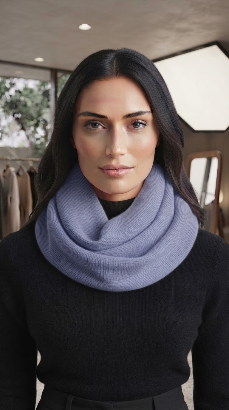شال زمستانه بافت مدل کبریتی (اورجینال برند Accessories آلمان)