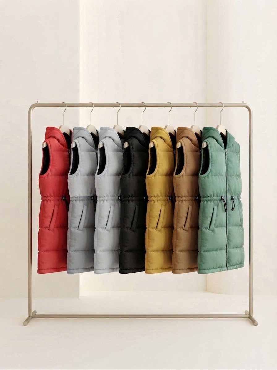 وست کاپشن کلاه دار
