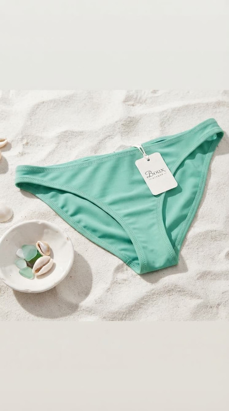 شورت مایو برند لوکس Boux Avenue انگلستان 💎 مدل Lanzarote Bow Back Brief رنگ Jade