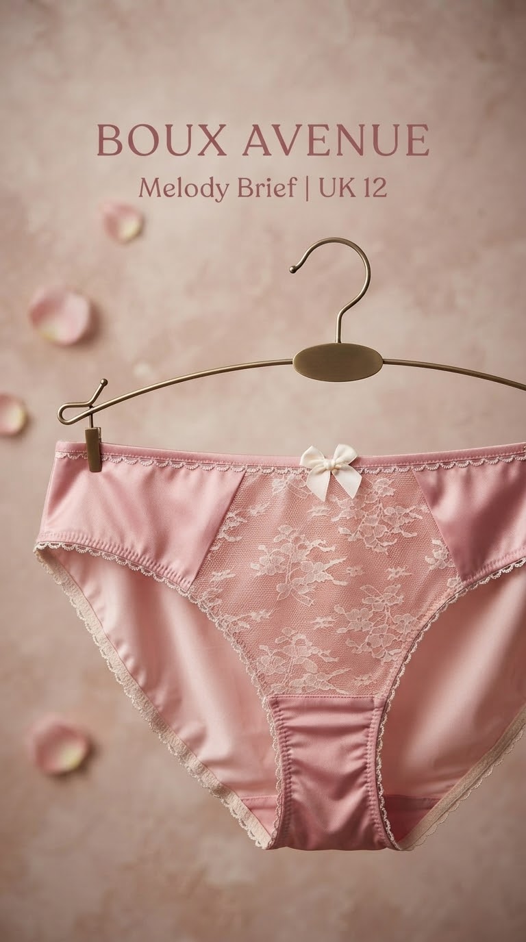 شورت از برند لوکس Boux Avenue انگلستان💎 مدل Melody Brief رنگ Pink Mix