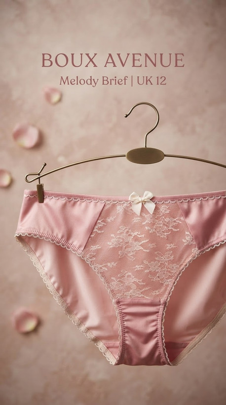 شورت از برند لوکس Boux Avenue انگلستان💎 مدل Melody Brief رنگ Pink Mix
