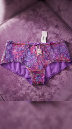شورت زنانه تور و گیپور برند لوکس Boux Avenue انگلستان💎 مدل Rosaleen رنگ Purple Mix