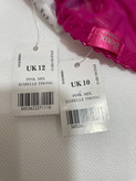 شورت تور دانتل لامبادا Thong برند لوکس Boux Avenue انگلستان💎 مدل Izabella Thong رنگ Pink Mix Turquoise