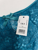 شورت تمام دانتل برند لوکس Boux Avenue انگلستان 💎مدل Chloe Lace Thong در رنگ خاص Teal