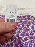 شورت نخی طرحدار برند Boux Avenue انگلستان 💎 مدل Cotton Print Short رنگ floral purple mix