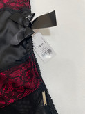 شورت فاقبلند لاکچری از برند لوکس و معتبر Boux Avenue انگلستان💎 مدل Ebony High Waisted Brief رنگ Red Mix Black