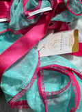 شورت لوکس از برند لوکس Boux Avenue کشور انگلستان💎 مدل Aqua Martina Bow Back Brief رنگ Aqua