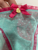 شورت لوکس از برند لوکس Boux Avenue کشور انگلستان💎 مدل Aqua Martina Bow Back Brief رنگ Aqua