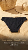 مایوشورت بغل ضربدری برند لوکس Boux Avenue انگلستان💎 مدل Monaco Crochet Classic Brief رنگ Black