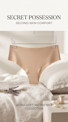 شورت تمام لیزری Secret Possession مدل Second Skin Comfort رنگ Beige Nude بژ سفارش کشور اسپانیا