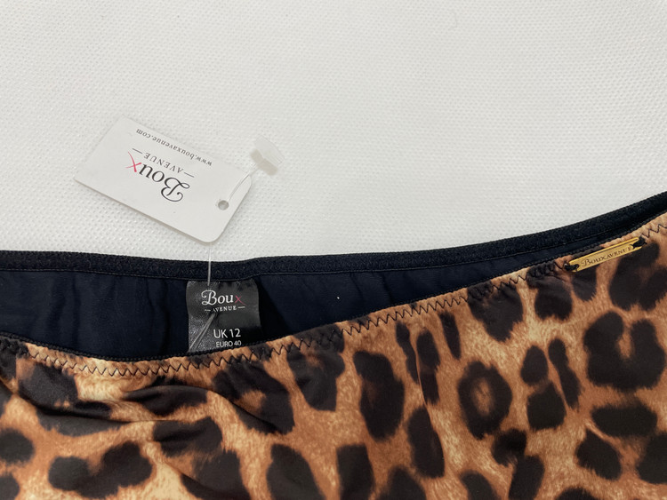 مایوشورت/ شورت طرح پلنگی (لئوپارد) از برند لوکس Boux Avenue انگلستان💎 مدل Leopard Print رنگ پلنگی