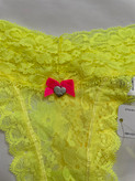 سری شورت های تور دانتل مدل فاق بلند و مدل لامبادا از برند لوکس Boux Avenue انگلستان💎 مدل Lia Lacey Thong رنگ Citrus و Neon Yellow