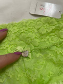 سری شورت های تور دانتل مدل فاق بلند و مدل لامبادا از برند لوکس Boux Avenue انگلستان💎 مدل Lia Lacey Thong رنگ Citrus و Neon Yellow