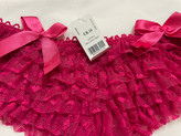 شورت زنانه مدل فانتزی و چیندار از برند لوکس Boux Avenue انگلستان💎 سایز ۳۸-۴۰ رنگ سرخابی ته تمشکی