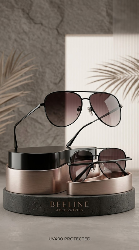 عینک آفتابی زنانه/مردانه خلبانی برند Accessories آلمان